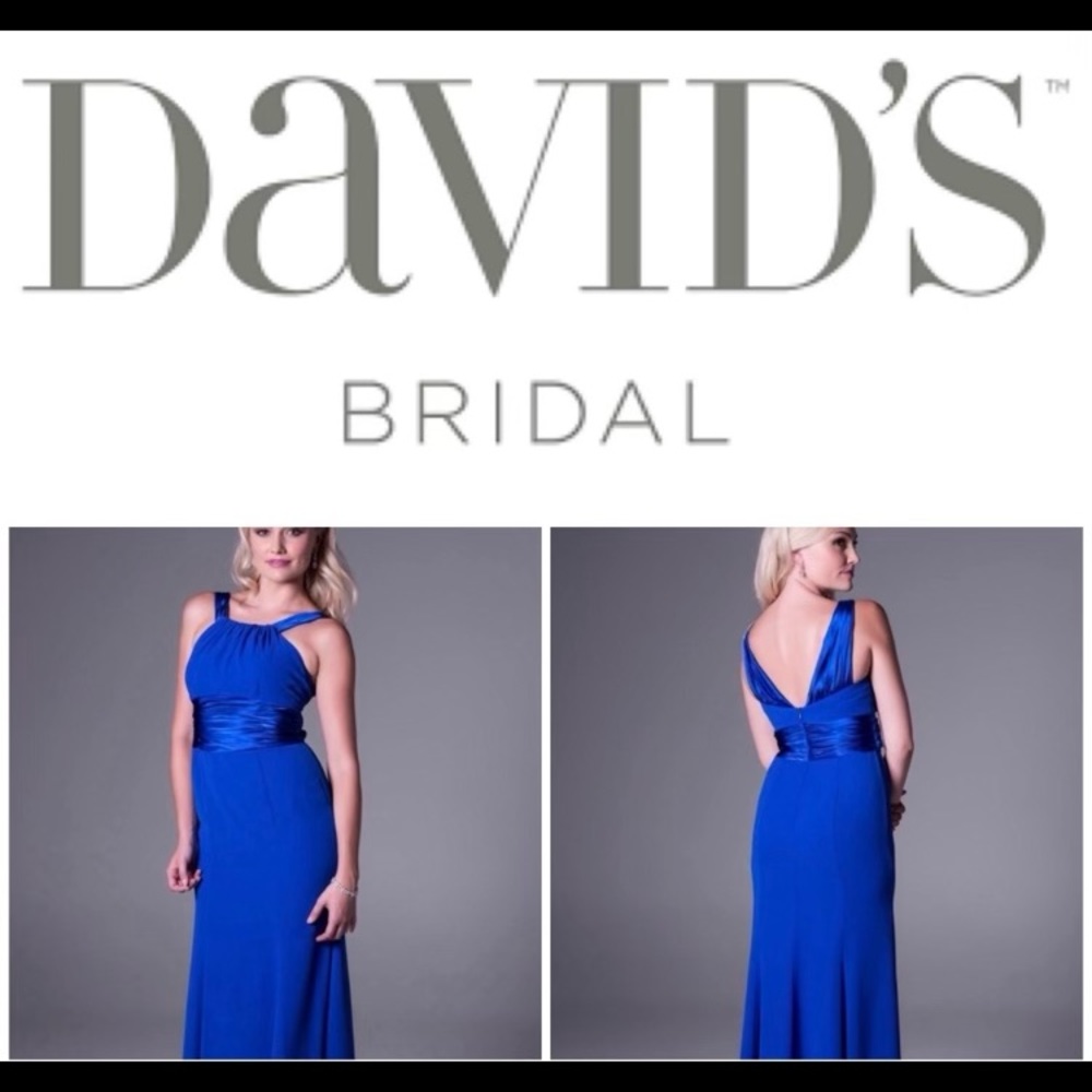 David’s Bridal Dress, Blue.